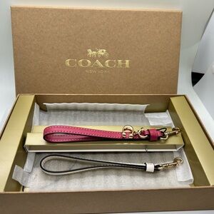 NWT Coach wristlet straps set